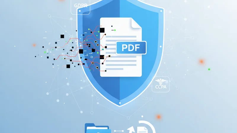 Beyond Black Boxes: A Privacy-First Guide to GDPR, HIPAA, and CCPA Compliant PDF Redaction and Metadata Stripping illustration