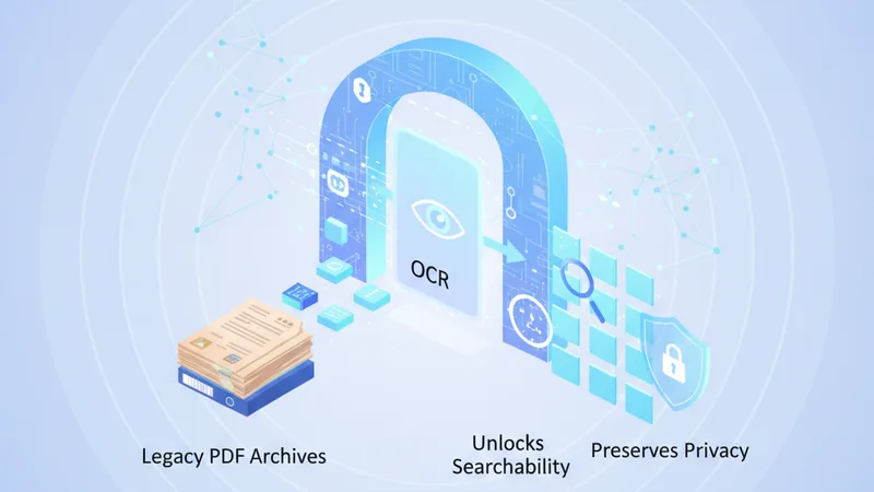 Digitizing Decades: How OCR Unlocks Searchability and Preserves Privacy in Legacy PDF Archives illustration